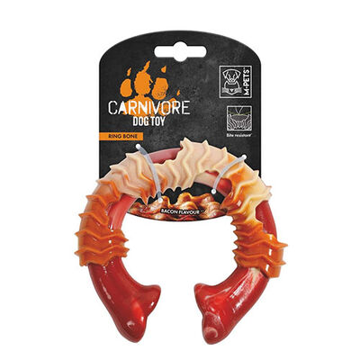 M-Pets Carnivore Ring Bone Pastırma Aromalı Kemik Köpek Oyuncağı Large 14x13,7x4,1 Cm 