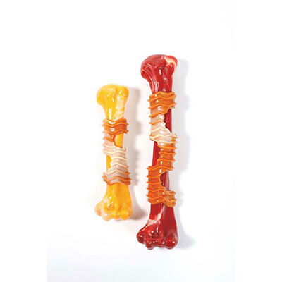 M-Pets Carnivore Ring Bone Pastırma Aromalı Kemik Köpek Oyuncağı Sarı Small 17,8x4,9x4 Cm 
