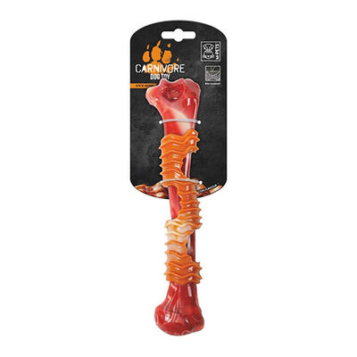M-Pets Carnivore Stick Bone Pastırma Aromalı Kemik Köpek Oyuncağı Kırmızı Large 25,4x5,5x4,8 Cm 