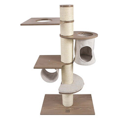 M-Pets Catelite Leonardo Tırmalama Tahtalı Kedi Ağacı 68x40x127 Cm - Thumbnail