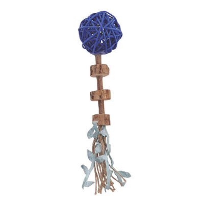 M-Pets Charmy Amulet Mavi Matatabili Kedi Oyuncağı 18 cm 