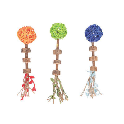 M-Pets Charmy Amulet Mavi Matatabili Kedi Oyuncağı 18 cm 