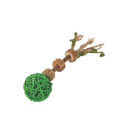 M-Pets Charmy Amulet Yeşil Matatabili Kedi Oyuncağı 18 cm - Thumbnail