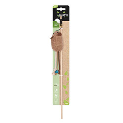 M-Pets - M-Pets Charmy Catnip ve Matatabili Fare Olta Kedi Oyuncağı Kahverengi 17x6x3 Cm 