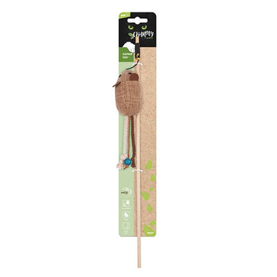 M-Pets Charmy Catnip ve Matatabili Fare Olta Kedi Oyuncağı Kahverengi 17x6x3 Cm 