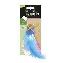 M-Pets - M-Pets Charmy Firefly Mavi Catnipli Kedi Oyuncağı 13 cm 
