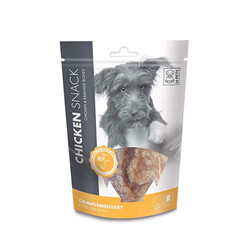 M-Pets Chicken Snack Tavuk ve Sığır Derili Kemik Köpek Ödül Maması 80 Gr - Thumbnail