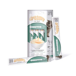 M-Pets Cilt ve Tüy Yapısı Destekleyici Krema Kedi Ödül Maması 4x15 Gr - Thumbnail