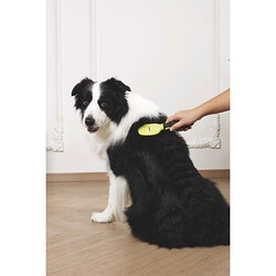 M-Pets Click & Groom Kıl Fırça Kedi ve Köpek Tarağı 22x5,2x3,7 cm - Thumbnail