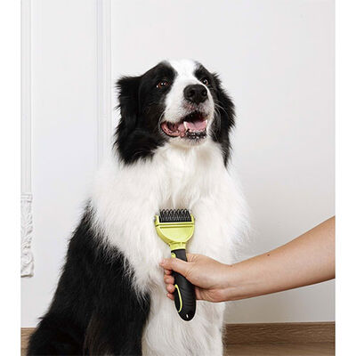 M-Pets Click & Groom Kıtık Açıcı Kedi ve Köpek Tarağı XLarge 18,2x7,2x2,8 Cm 