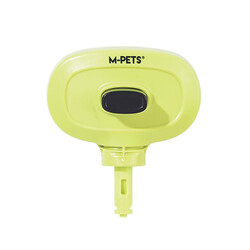 M-Pets Click Groom Temizleme Düğmeli Masaj Uçlu Kedi ve Köpek Tarağı 19,2x9x5,5 Cm - Thumbnail