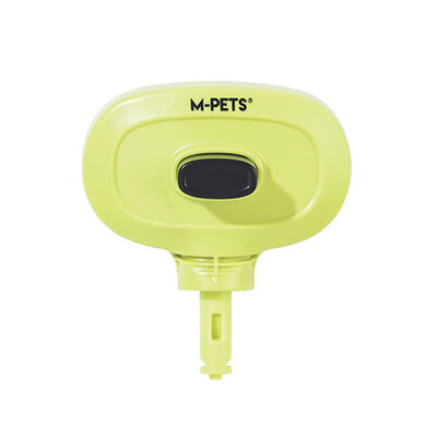 M-Pets Click Groom Temizleme Düğmeli Masaj Uçlu Kedi ve Köpek Tarağı 19,2x9x5,5 Cm 