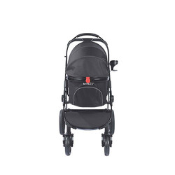 M-Pets Conquest Pet Stroller Kedi ve Köpek Taşıma Arabası Siyah 71x57,5x101 Cm - Thumbnail