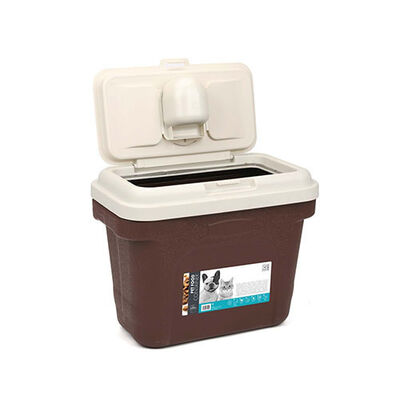 M-Pets Container Mama Saklama Kovası 11,8 Kg Kahverengi 