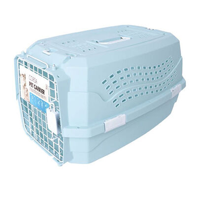 M-Pets Corsa Carriers Kedi ve Küçük Irk Köpek Taşıma Kabı Mavi Small 47,5x32x26 Cm 