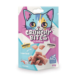 M-Pets - M-Pets Crunchy Bites Deniz Mahsüllü Kedi Ödül Maması 60 Gr 