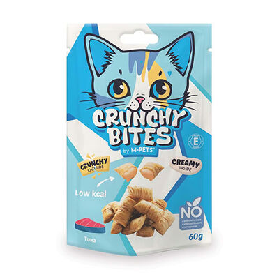 M-Pets Crunchy Bites Ton Balıklı Kedi Ödül Maması 60 Gr 