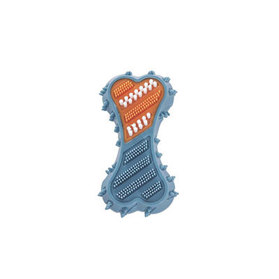 M-Pets Dental Squeaky Bone Mavi Diş Fırçalı Köpek Oyuncağı 14,2 x 7 x 4 cm 