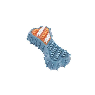 M-Pets Dental Squeaky Bone Mavi Diş Fırçalı Köpek Oyuncağı 14,2 x 7 x 4 cm 