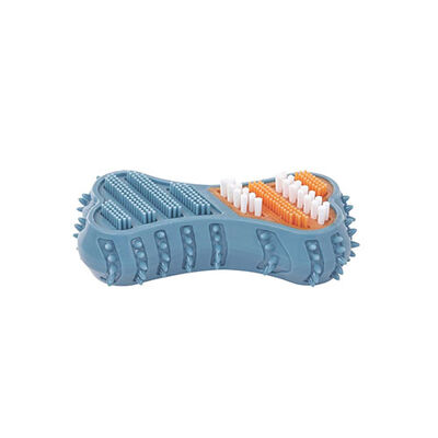 M-Pets Dental Squeaky Bone Mavi Diş Fırçalı Köpek Oyuncağı 14,2 x 7 x 4 cm 