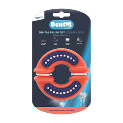 M-Pets - M-Pets Dental Squeaky Ring Diş Fırçalı Köpek Oyuncağı 10,6 x 10 x 3,8 cm 