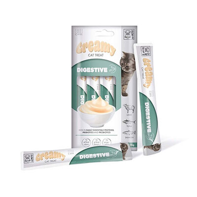M-Pets Digestive Sindirim Sistemi Destekleyici Krema Kedi Ödül Maması 4x15 Gr 