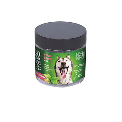 M-Pets Diş Sağlığı İçin Yeşil Çaylı Mini Köpek Ödülü 110 Gr 