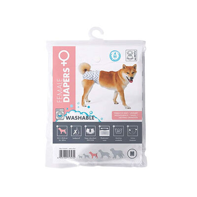 M-Pets Dişi Köpekler İçin Yıkanabilir Külot Medium 