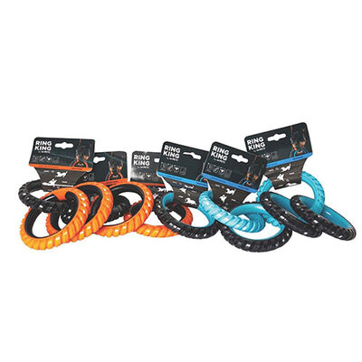 M-Pets Double Ring King Köpek Oyuncağı 2'li 20x12,7x2,2 Cm 