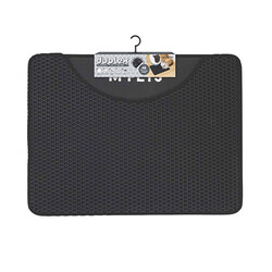 M-Pets - M-Pets Duplex Elekli Kedi Kumu Paspası Siyah 60x45 Cm 