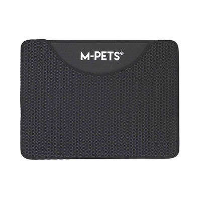 M-Pets Duplex Elekli Kedi Kumu Paspası Siyah 60x45 Cm 