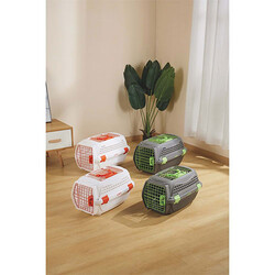 M-Pets Eco Giro Carrier Köpek Taşıma Çantası Turuncu Beyaz 57,2x36,5 x32,76 Cm - Thumbnail