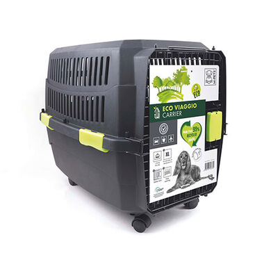M-Pets Eco Viaggio Carrier Iata Kedi ve Köpek Taşıma Çantası Siyah XL 91,5x61x66 Cm 