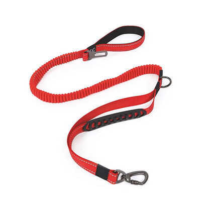 M-Pets Flex Pro Multifonksiyonel Köpek Gezdirme Kayışı Kırmızı 120-170 Cm 