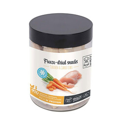 M-Pets - M-Pets Freeze Dried Dondurularak Kurutulmuş %100 Tavuk ve Havuçlu Küp Köpek Ödülü 40 Gr 