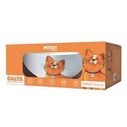 M-Pets Galya Seramik Kedi Mama ve Su Kabı 550 Ml - Thumbnail