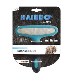 M-Pets - M-Pets Hairdo Çift Taraflı Köpek ve Kedi Fırçası 15x17 Cm 