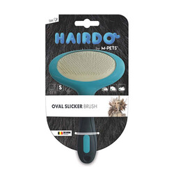 M-Pets Hairdo İnce Telli Oval Köpek Fırçası Small 10,5x18,5 Cm - Thumbnail