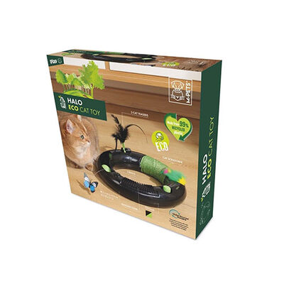 M-Pets Halo Eco Kedi Oyuncağı Siyah 30,5x30,5x5,5 Cm 