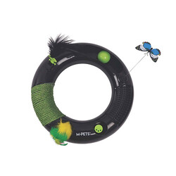 M-Pets Halo Eco Kedi Oyuncağı Siyah 30,5x30,5x5,5 Cm - Thumbnail