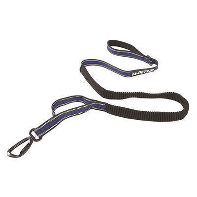 M-Pets Hiking Jogging Elastik Köpek Yürüyüş Tasması Mavi 2,5x140-200 Cm 