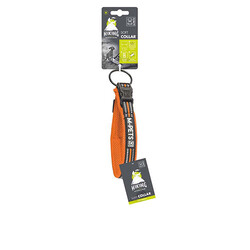 M-Pets - M-Pets Hiking Reflektörlü Köpek Boyun Tasması Turuncu Medium 40-50 Cm 
