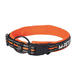 M-Pets Hiking Reflektörlü Köpek Boyun Tasması Turuncu Medium 40-50 Cm - Thumbnail