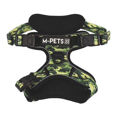 M-Pets Hiking Reflektörlü Köpek Göğüs Tasması Kamuflaj Medium 40-75 Cm 