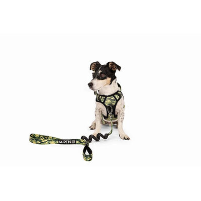M-Pets Hiking Reflektörlü Köpek Göğüs Tasması Kamuflaj Small 35-60 Cm 