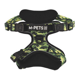 M-Pets Hiking Reflektörlü Köpek Göğüs Tasması Kamuflaj XLarge 50-110 Cm - Thumbnail