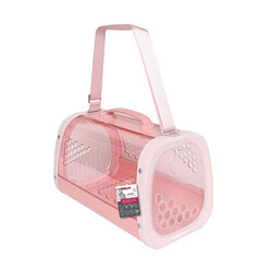 M-Pets - M-Pets Honey Kedi ve Küçük Irk Köpek Taşıma Çantası Pembe 59x38x35,4 Cm 