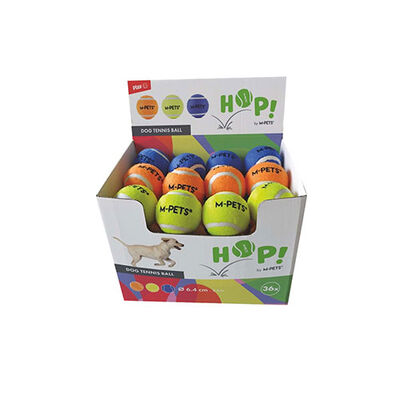 M-Pets Hop Tenis Topu Karışık Renkli 6,4 Cm 