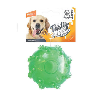 M-Pets Jupiter Kauçuk Ödül Hazneli Top Köpek Oyuncağı Small 6,5 Cm 