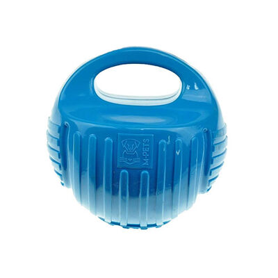 M-Pets Kauçuk Top Köpek Oyuncağı Mavi Medium 7,7 Cm 